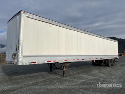2009 Wabash 53 ft x 102 in T/A Van Trailer