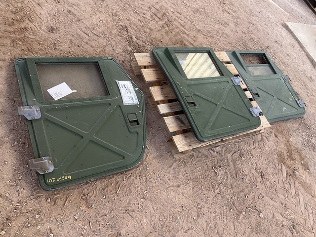 (3) HMMWV Humvee Hard Doors