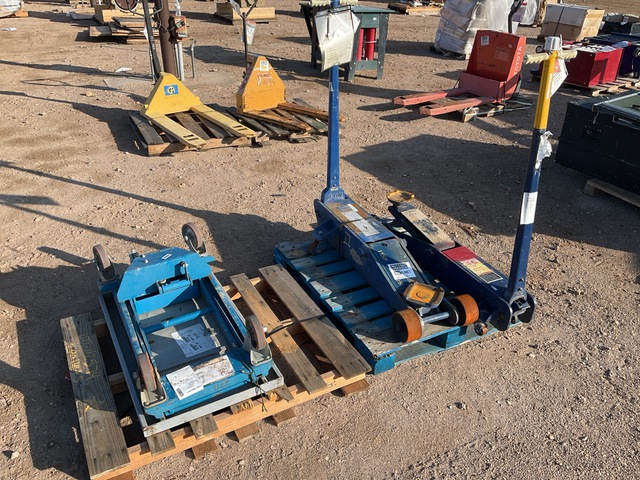 (2) Hydraulic Jacks & (1) Transmission Jack