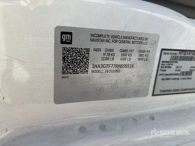 2024 Chevrolet Express G3500 4x2 Gekoelde Vrachtwagen