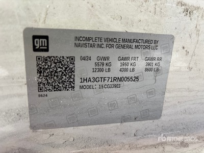 2024 Chevrolet Express G3500 4x2 Refrigerated Truck