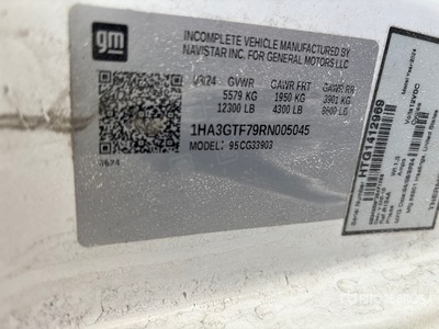 2024 Chevrolet Express G3500 4x2 Gekoelde Vrachtwagen