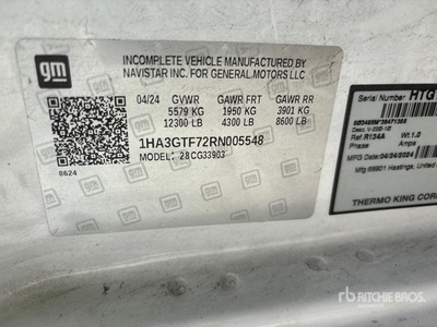 2024 Chevrolet Express G3500 4x2 Refrigerated Truck