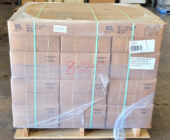 (48) Cases of Genuine U.S. G.I. Military MRE'S (Meals ready to Eat) 8/25