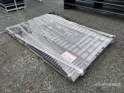 2026 SUNTOP S0720-1 20 ft Wrought Iron Bi-Parting Driveway Gate (Unused)