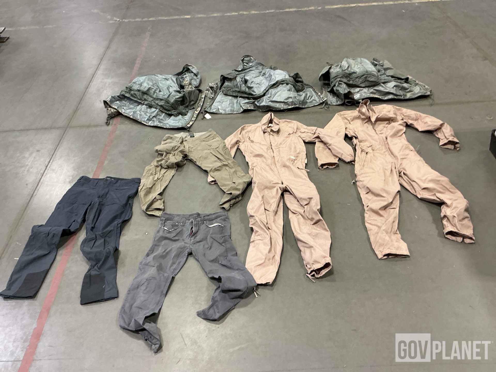 Surplus (2) Pairs of Combat Vehicle Crewman's Coveralls, (10