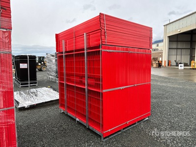 Quantity of (90) 2026 SUNTOP S1822-90 7 ft 6 in x 6 ft Temporary Site Fence (Unused)