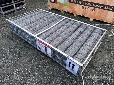 Quantity of (24) 2026 SUNTOP S2400 100 ft x 40 in Galvanized Farm Fencing (Unused)