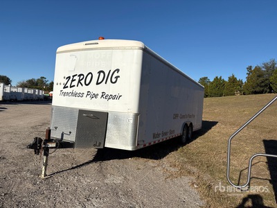 2017 Express 26 ft T/A Trenchless Pipe Repair System Enclosed Trailer