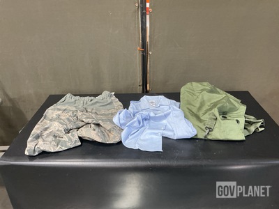 (53) Duffel Bags, (17) Women's Shirts & (22) Pairs of Maternity Slacks