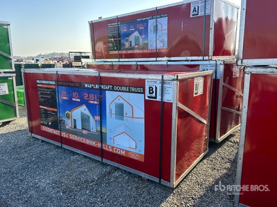 2025 HIlls Industrial 804024 40 ft x 80 ft x 24 ft Storage Building (Unused)