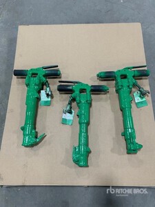 Quantity of (3) Michigan Pneumatic MP-30-78 Demolition Breakers