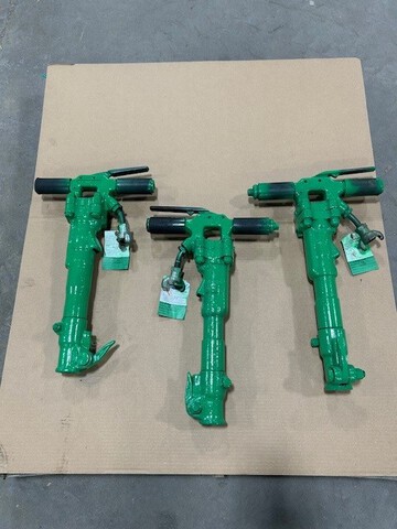 Quantity of (3) Michigan Pneumatic MP-30-78 Demolition Breakers