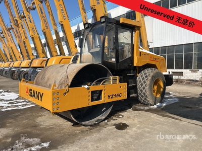 2008 Sany YZ16C Smooth Drum Compactor