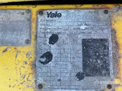 1985 Yale GLP050 5000 lb Pneumatic Tire Forklift