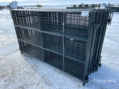 Quantity of (27) 2026 BYT 7 ft x 4 ft 3 in Mesh Livestock Panel (Unused)