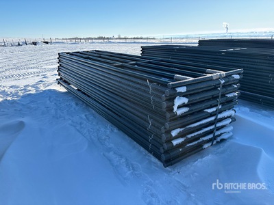 Quantity of (16) 2026 BYT MRG160 16 ft x 4 ft Steel Heavy Duty Magnum Ranch Livestock Gate (Unused)