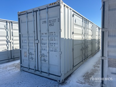 2025 40 ft High Cube Multi-Door Storage Container