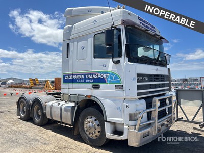 2004 DAF XF 95.530 6x4 Cabina con cuccetta per trattore stradale (Inoperable)