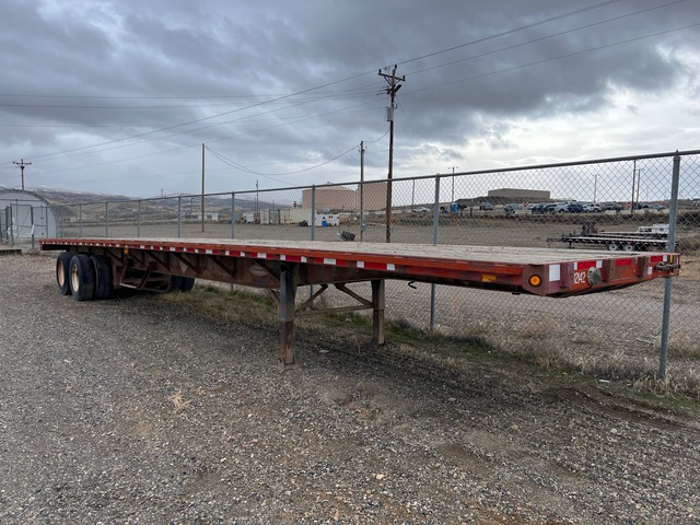 1994 Fontaine FTW-5-8048SKAW 48 ft T/A Flatbed Trailer (Inoperable)
