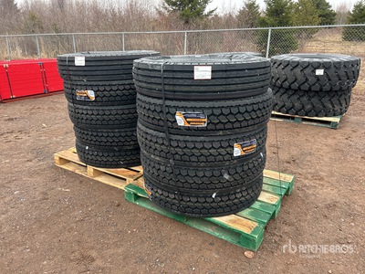 Quantity of (10) Bossway 11R22.5 Tires (Unused)