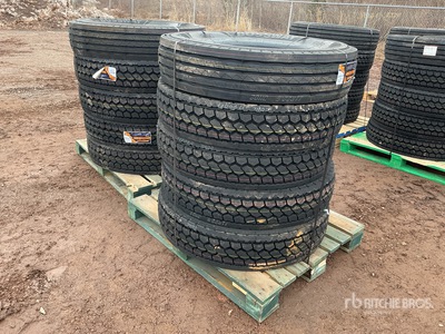 Quantity of (10) Bossway 11R22.5 Banden (Unused)