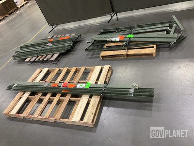 (25) Assorted Side Rack Slats & (3) Seat Frames