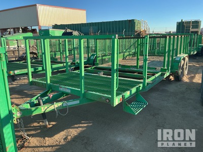 2016 Lamar XP832023 20 ft T/A Trash Utility Trailer