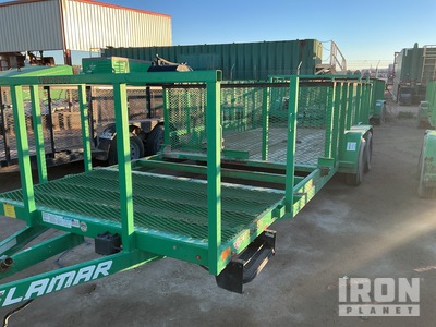 2018 Lamar XP832023 20 ft T/A Trash Utility Trailer