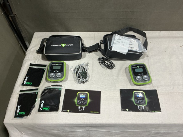 (2) Marc Pro MP-2000 Electrical Muscle Stimulator