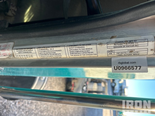 CAMIóN CHASIS 2014 PETERBILT 365