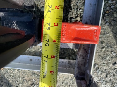 2026 Suihe SSR-78 78 in Râteau à racines pour chargeuse à différentiel (Unused)