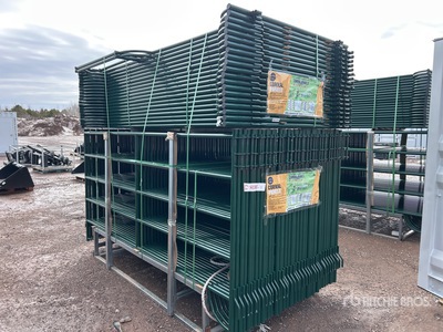 Quantity of (56) 2026 Suihe NP10-54-2 10 ft x 5 ft Powder Coated Livestock Panel (Unused)