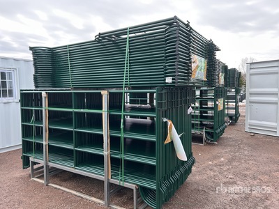 Quantity of (56) 2026 Suihe NP10-54-2 10 ft x 5 ft Powder Coated Livestock Panel (Unused)