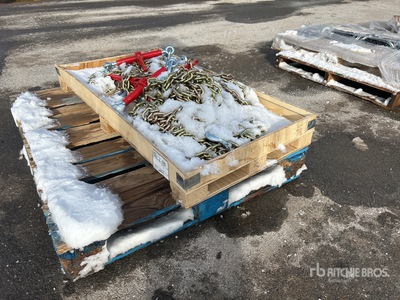 Quantity of (5) 2026 Suihe BC-5400 5400 lb Ratchet Binders & (10) 20 ft Chains Varios, tienda, almacen, consumidor (Unused)