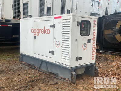 2013 Aggreko 54 kW Skid-Mounted Generator Set