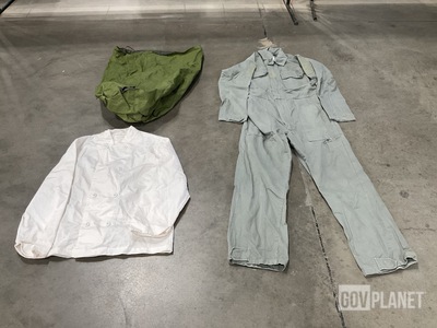 (2) Utility Coveralls, (7) Clothing Bags & Assorted Items