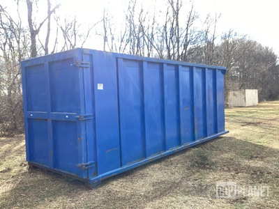Enclosed Top Trash-Recycling Roll-Off Container