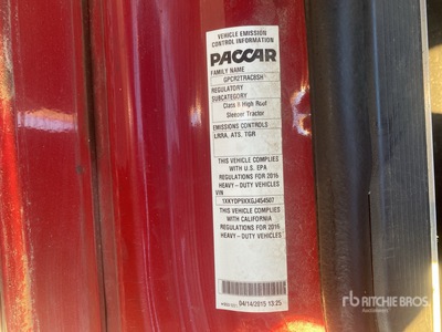 2016 Kenworth T680 6x4 Sleeper Truck Tractor (Inoperable)