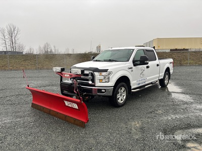 2016 Ford F-150 XLT 4x4 Crew Cab Snow Plow Truck