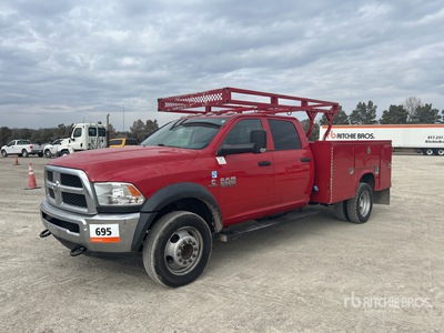 2016 Ram 5500 4x2 Crew Cab Utility Truck