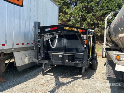 2025 Griffin GT-717 14 ft T/A Gooseneck Dump Utility Trailer