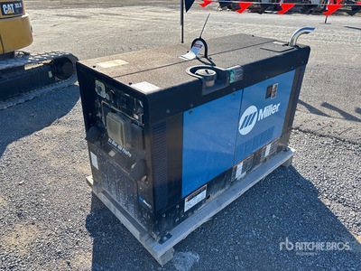 2018 Miller Big Blue 400 PipePro 400 A Skid-Mounted Multi-Process Motor aangedreven lasser