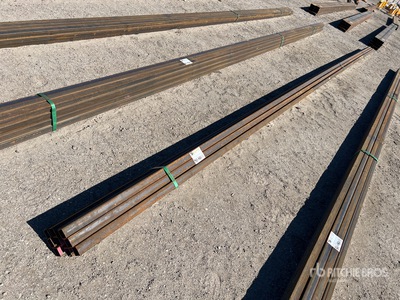 Quantity of (12) 2025 Kit Containers 0 ft 288 in Steel 288 in x 1.5 in x 1.5 in Tubing