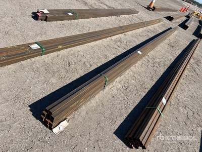 Quantity of (12) 2025 Kit Containers 0 ft 288 in Steel 288 in x 1.5 in x 1.5 in Tubing (Unused)