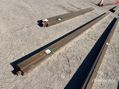 Quantity of (12) 2025 Kit Containers 0 ft 288 in Steel 288 in x 1.5 in x 1.5 in Tubing (Unused)