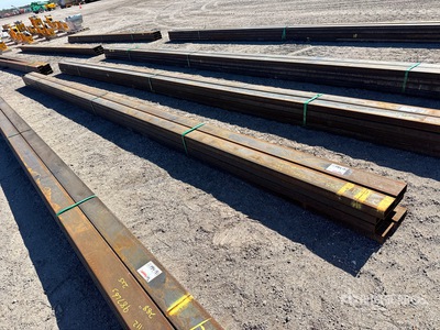 Quantity of (8) 2025 Kit Containers 2 in x 5 in x 288 in Steel Tubing チュービング