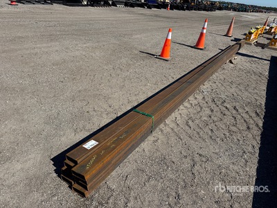 Quantity of (8) 2025 Kit Containers 2"x5"x312" Steel tubing チュービング