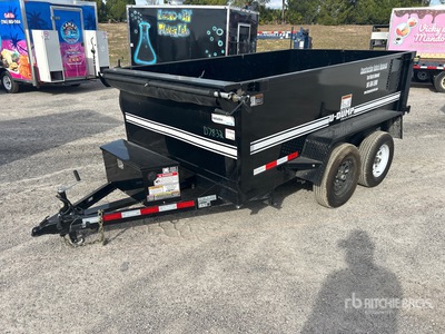 2024 U-Dump 10 ft T/A Remolque Bañera Ligero