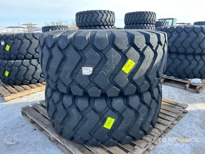 Quantity of (2) Tai Hao 29.5-25 E3/L3 Heavy duty Tires (Unused)